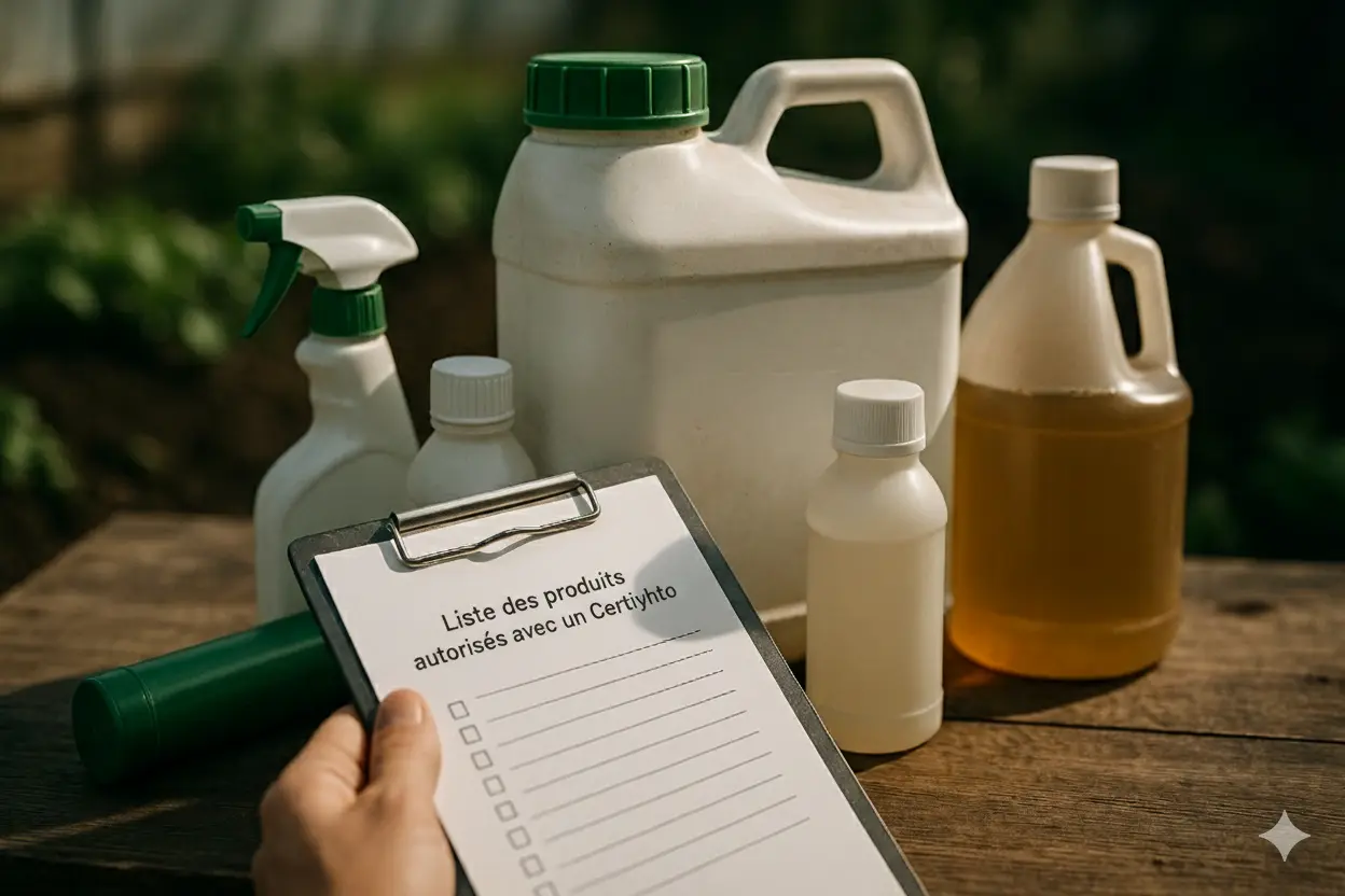Liste des produits phytosanitaires autorisés avec un certiphyto