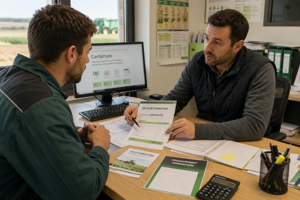 Certiphyto salarié - qui paie la formation