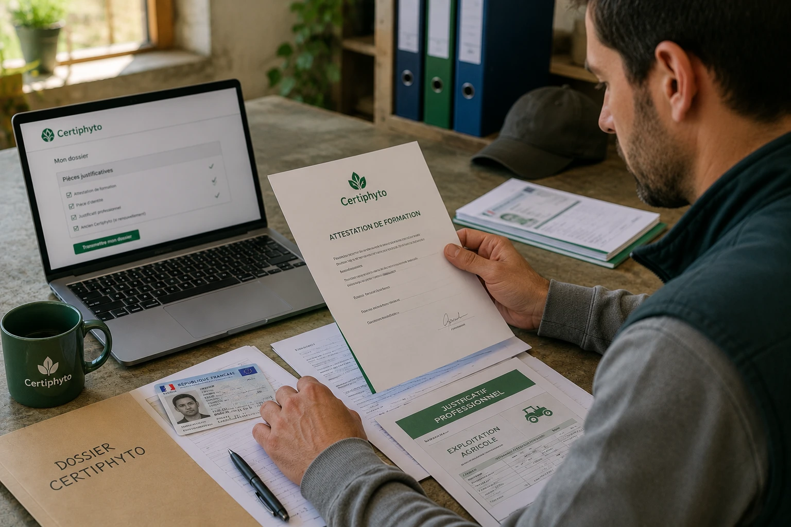Certiphyto - quelles pièces justificatives préparer avant sa demande ?