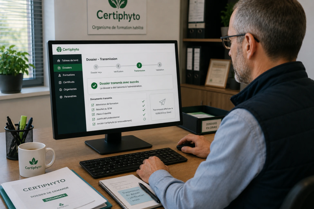 Certiphyto quelles démarches faire après la formation
